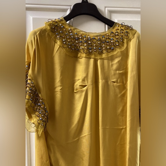 Valentino Embroidered Silk Mini Dress 6 - Picture 1 of 12